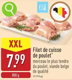 ALDI Filet de cuisse de poulet aanbieding