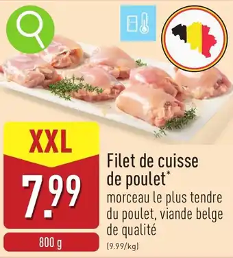 ALDI Filet de cuisse de poulet aanbieding