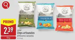 ALDI Lucien Chips artisanales aanbieding