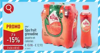 ALDI Spa fruit grenadine aanbieding