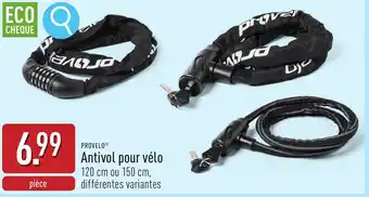 ALDI Provelo antivol pour vélo aanbieding