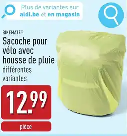 ALDI Bikemate sacoche pour vélo avec housse de pluie aanbieding