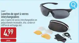 ALDI Crane lunettes de sport à verres interchangeables aanbieding