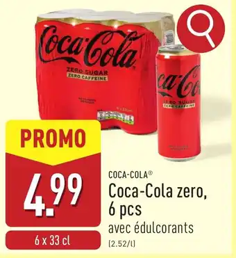 ALDI Coca-Cola zero aanbieding