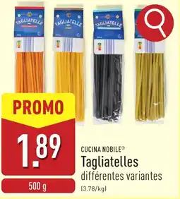 ALDI Cucina nobile tagliatelles aanbieding