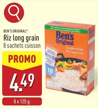 ALDI Ben's original riz long grain aanbieding