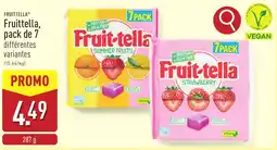 ALDI Fruittella fruittella pack de 7 aanbieding