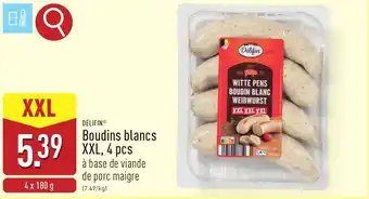 ALDI Délifin boudins blancs XXL aanbieding