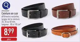 ALDI Up2fashion ceinture en cuir aanbieding