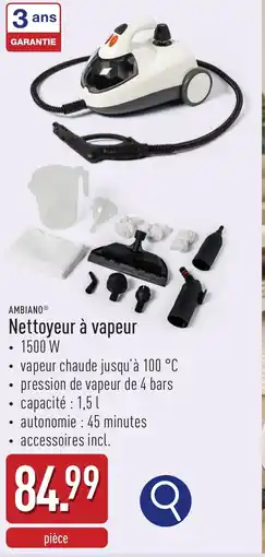 ALDI Ambiano nettoyeur à vapeur aanbieding