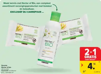 Carrefour Market Gamma Nectar of bio aanbieding