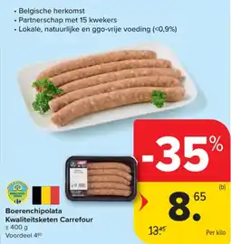 Carrefour Market Boerenchipolata Kwaliteitsketen Carrefour aanbieding