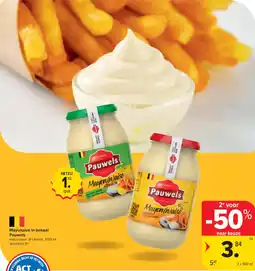 Carrefour Market Mayonaise in bokaal Pauwels aanbieding