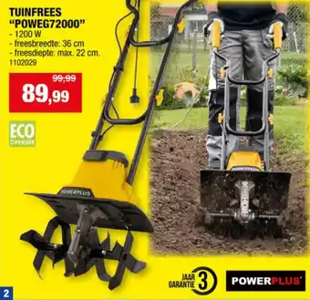 Hubo PowerPlus Tuinfrees POWEG72000 aanbieding