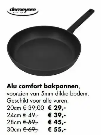 Multi bazar Alu comfort bakpannen, aanbieding