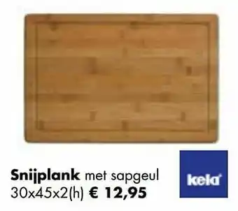 Multi bazar Snijplank met sapgeul aanbieding