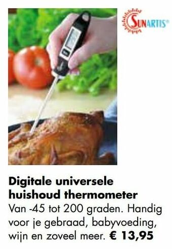 Multi bazar Digitale universele huishoud thermometer aanbieding