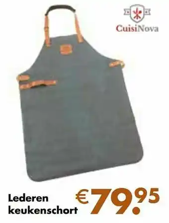 Multi bazar Lederen keukenschort aanbieding