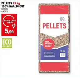 Hubo Pellets 100% Naaldhout aanbieding