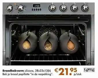 Multi bazar Broodbakvorm silicone aanbieding