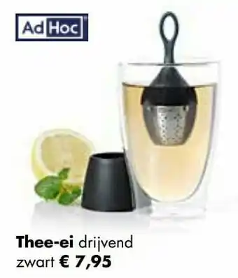 Multi bazar Thee-ei drijvend zwart aanbieding