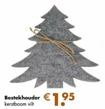 Multi bazar Bestekhouder kerstboom vilt aanbieding