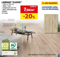 Hubo Laminaat Classic aanbieding