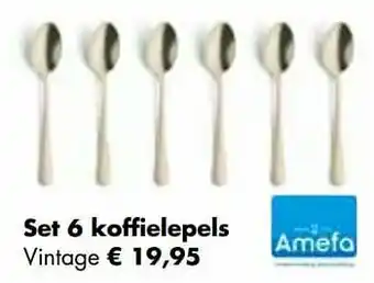 Multi bazar Set 6 koffielepels aanbieding