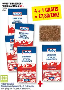 Hubo Hubo Sierschors Pinus Maritima aanbieding