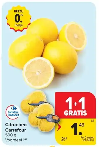 Carrefour Citroenen Carrefour aanbieding