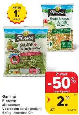 Carrefour Gamma Florette aanbieding