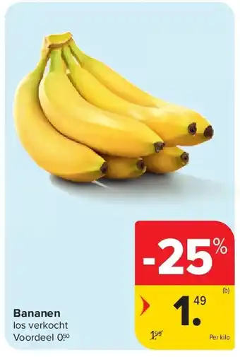 Carrefour Bananen aanbieding