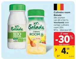 Carrefour Culinaire room Balade aanbieding