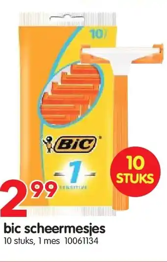 Yess bic scheermesjes aanbieding