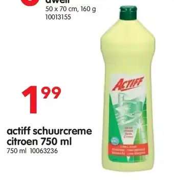 Yess actiff schuurcreme citroen 750 ml aanbieding