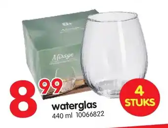 Yess waterglas aanbieding