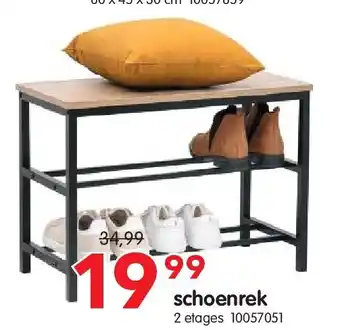 Yess schoenrek aanbieding