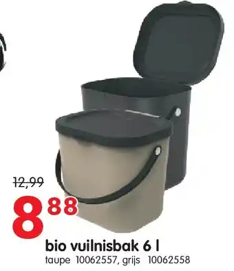 Yess bio vuilnisbak 6 l aanbieding