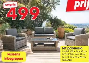 Yess set polynesia aanbieding