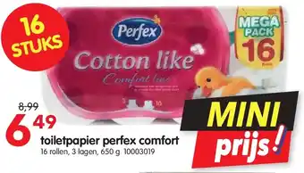 Yess toiletpapier perfex comfort aanbieding