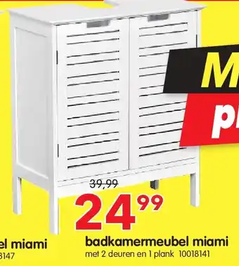 Yess badkamermeubel miami aanbieding