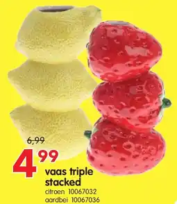 Yess vaas triple stacked aanbieding