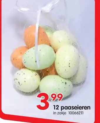 Yess 12 paaseieren aanbieding