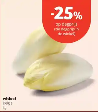 Spar witloof België aanbieding