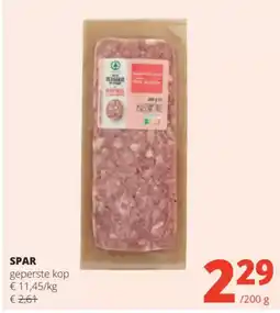 Spar SPAR geperste kop aanbieding