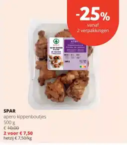 Spar SPAR apero kippenboutjes aanbieding