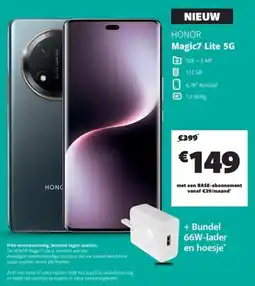 Base Honor Magic7 Lite 5G aanbieding