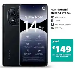 Base Xiaomi Redmi Note 14 Pro 5G aanbieding