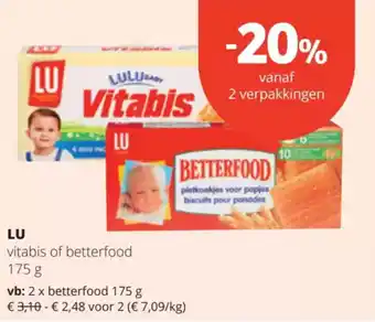 Spar LU vitabis of betterfood aanbieding