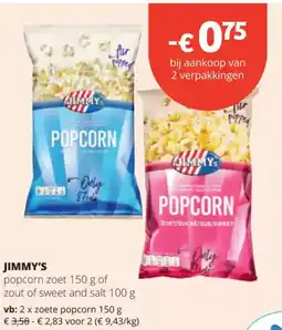 Spar Jimmy's aanbieding